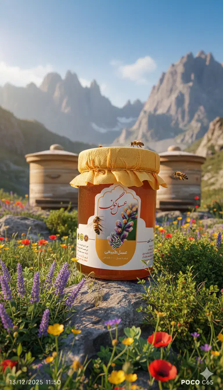 عسل گون (خالص و طبیعی)|خوردنی و آشامیدنی|قم, چهار مردان|دیوار