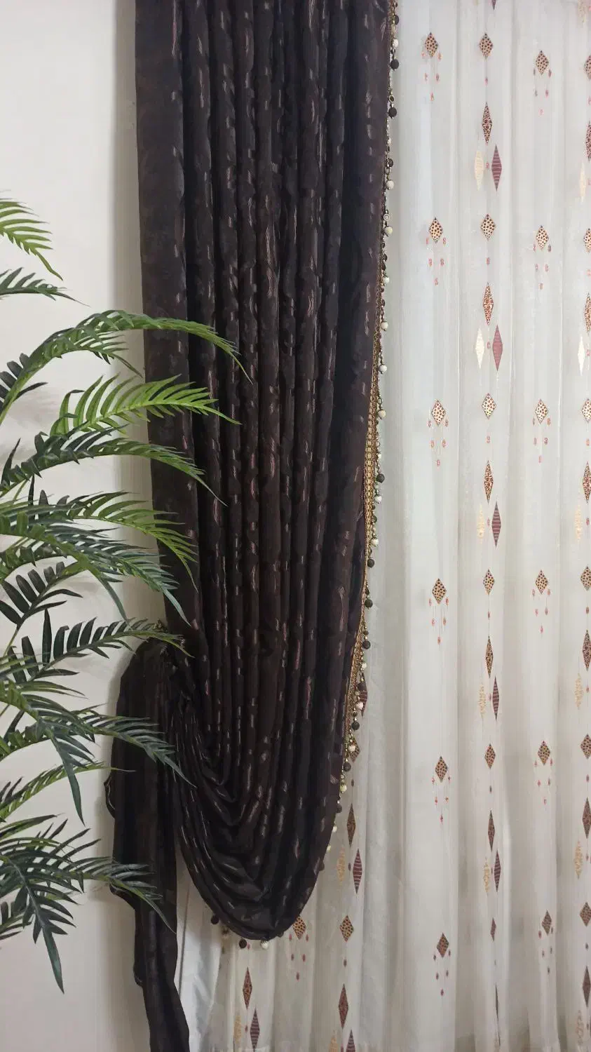 پرده حریر ترک|پرده، رانر، رومیزی|تهران, مهران|دیوار