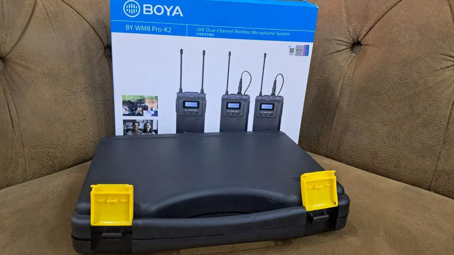 میکروفون یقه ای بی سیم بویا (اچ اف)pro-k2|دوربین عکاسی و فیلم‌برداری|رشت, کوی جام جم|دیوار