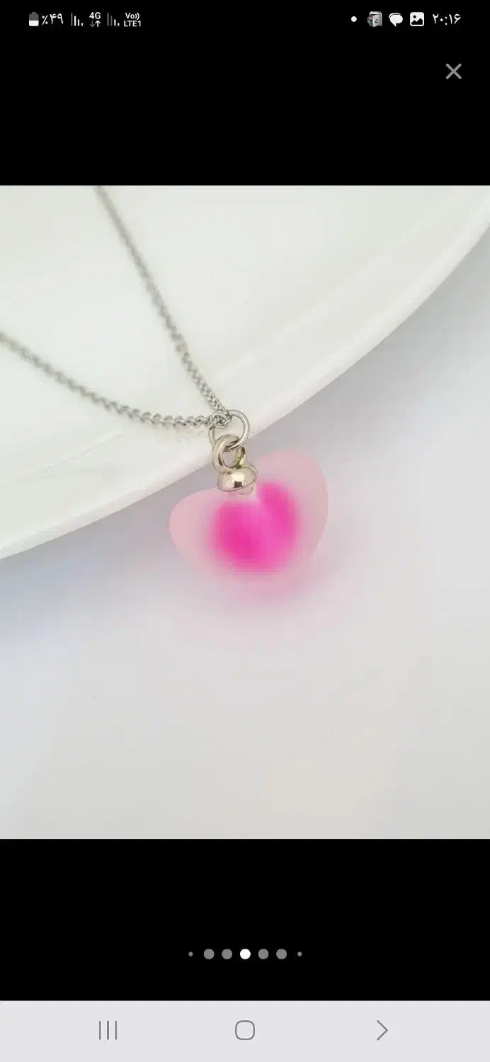 گردنبند های قلب یخی|بدلیجات|مبارکه, |دیوار