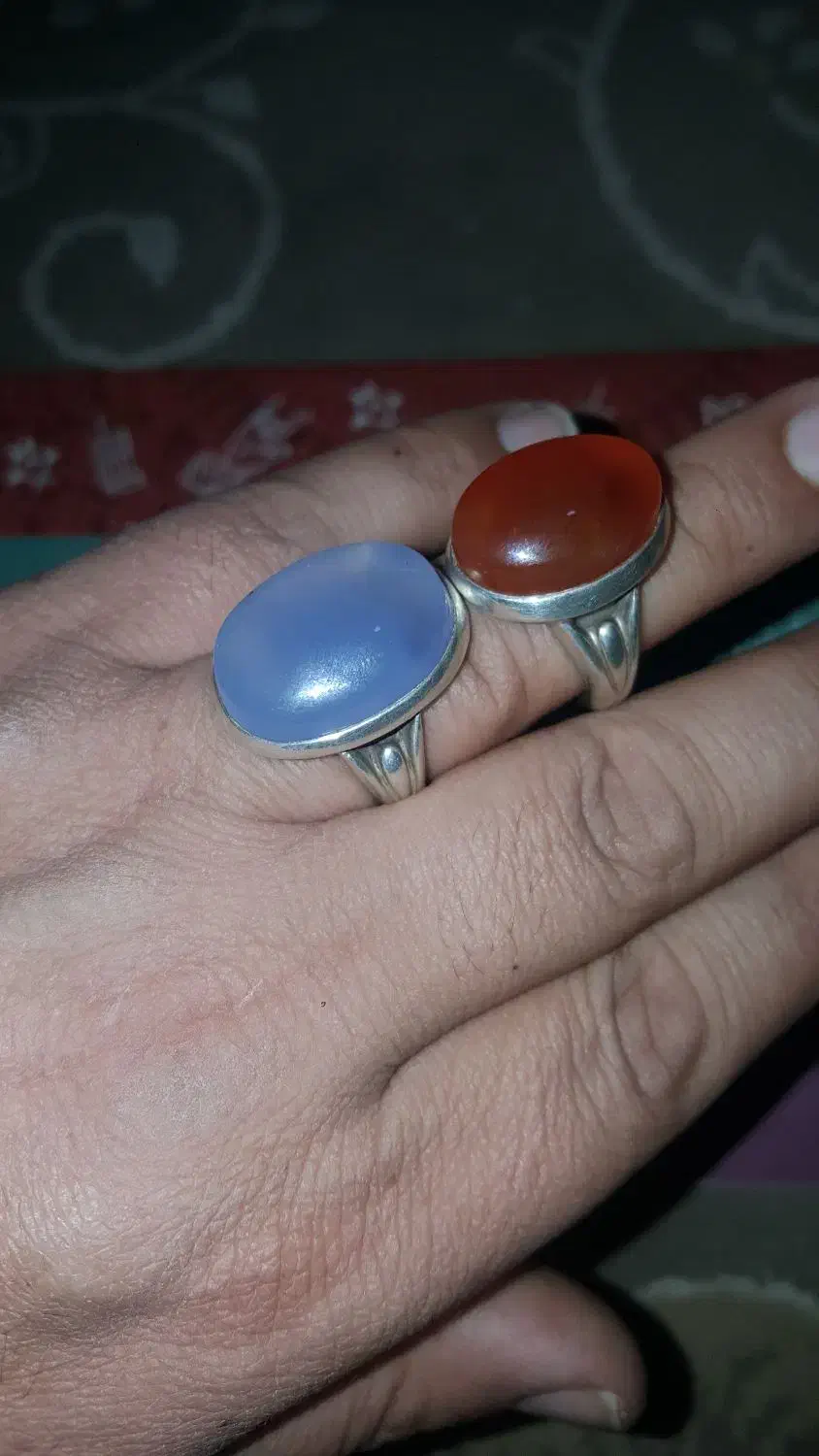 انگشتر نقره  عقیق یمن|جواهرات|قم, چهار مردان|دیوار