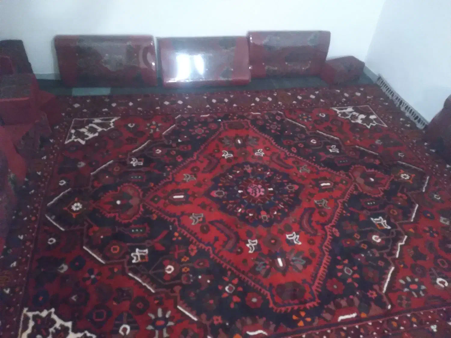 فروش یک تخته فرش قالی دست بافت دستباف|فرش|اصفهان, نقش جهان|دیوار