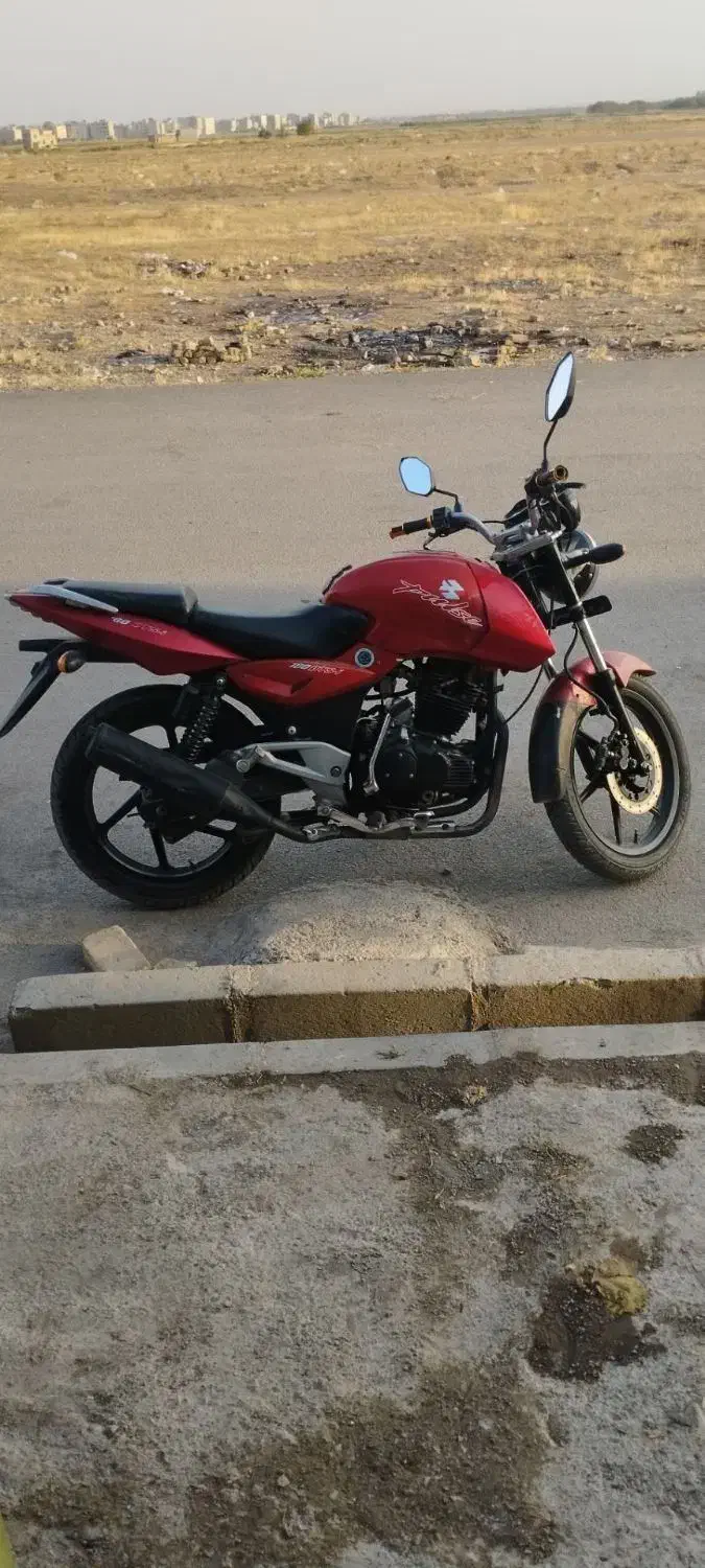 موتور پالس مزایده مدل 91|موتورسیکلت|قزوین, |دیوار