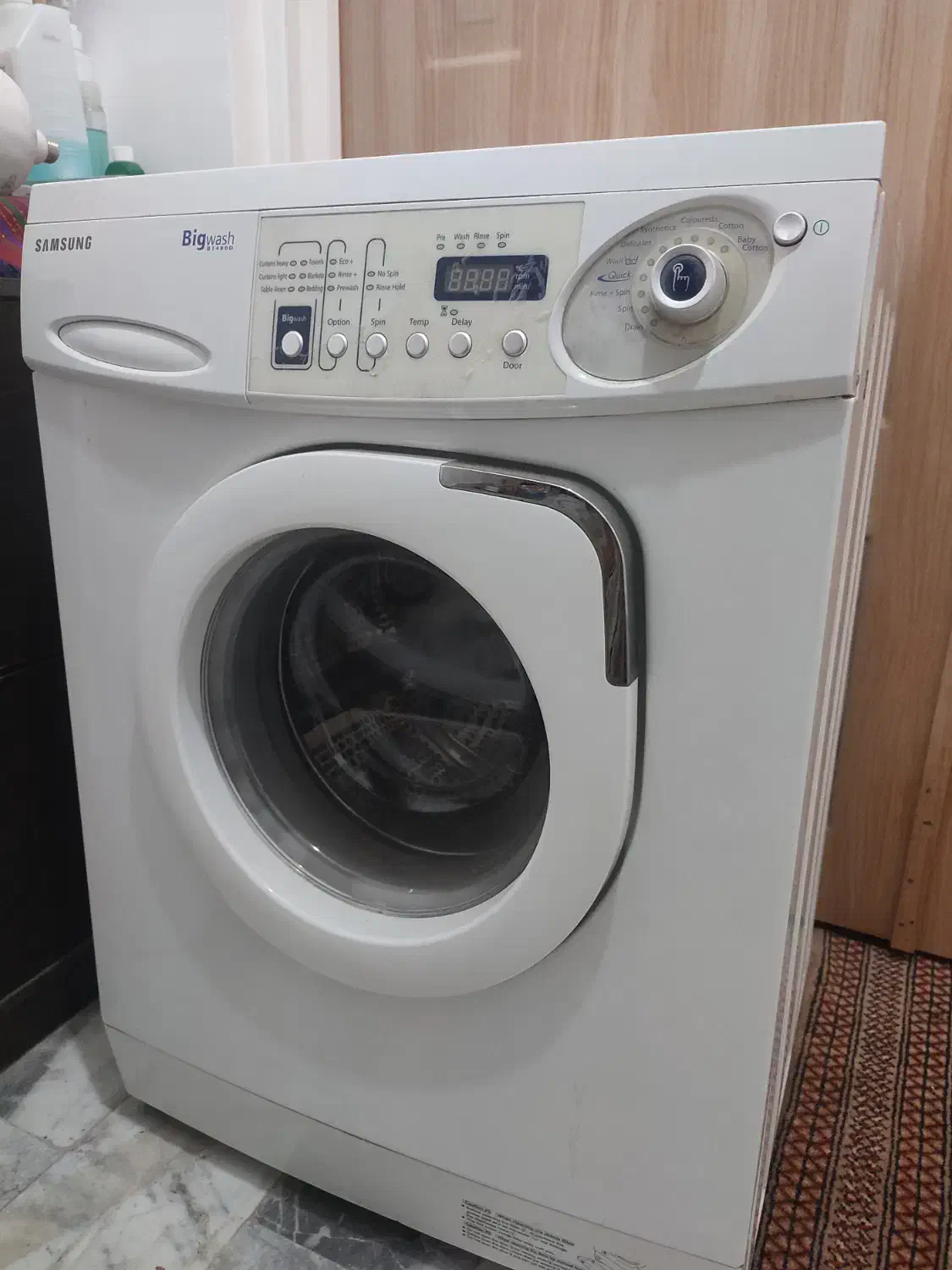 لباسشویی سامسونگ B1480D ، در حد نو ، بدون مشکل|ماشین لباسشویی و خشککن لباس|کلاله, |دیوار