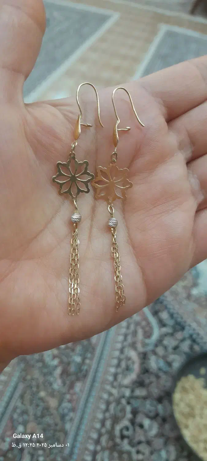 گوشواره طلاتقریبا دوونیم گرم|جواهرات|میاندوآب, |دیوار