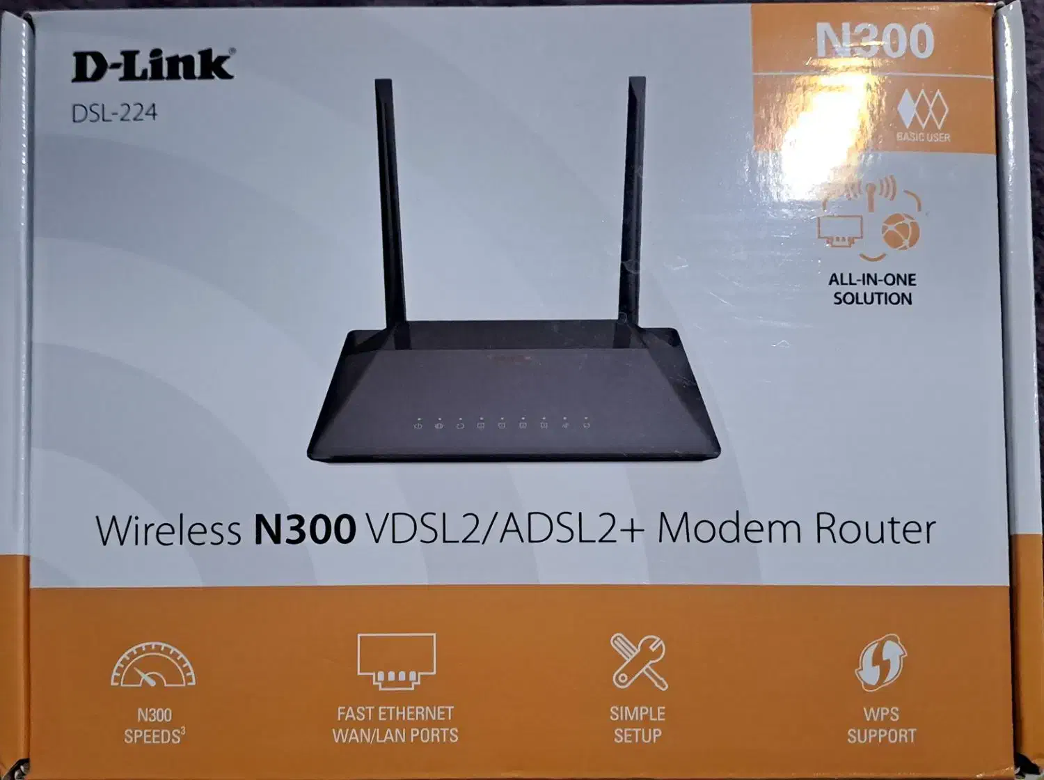 مودم dlink n300 در حد نو|مودم و تجهیزات شبکه|رشت, گلباغ نماز|دیوار