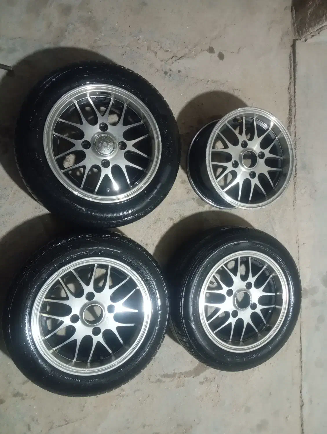 رینگ اسپرت پراید|قطعات یدکی و لوازم جانبی|کاکی, |دیوار