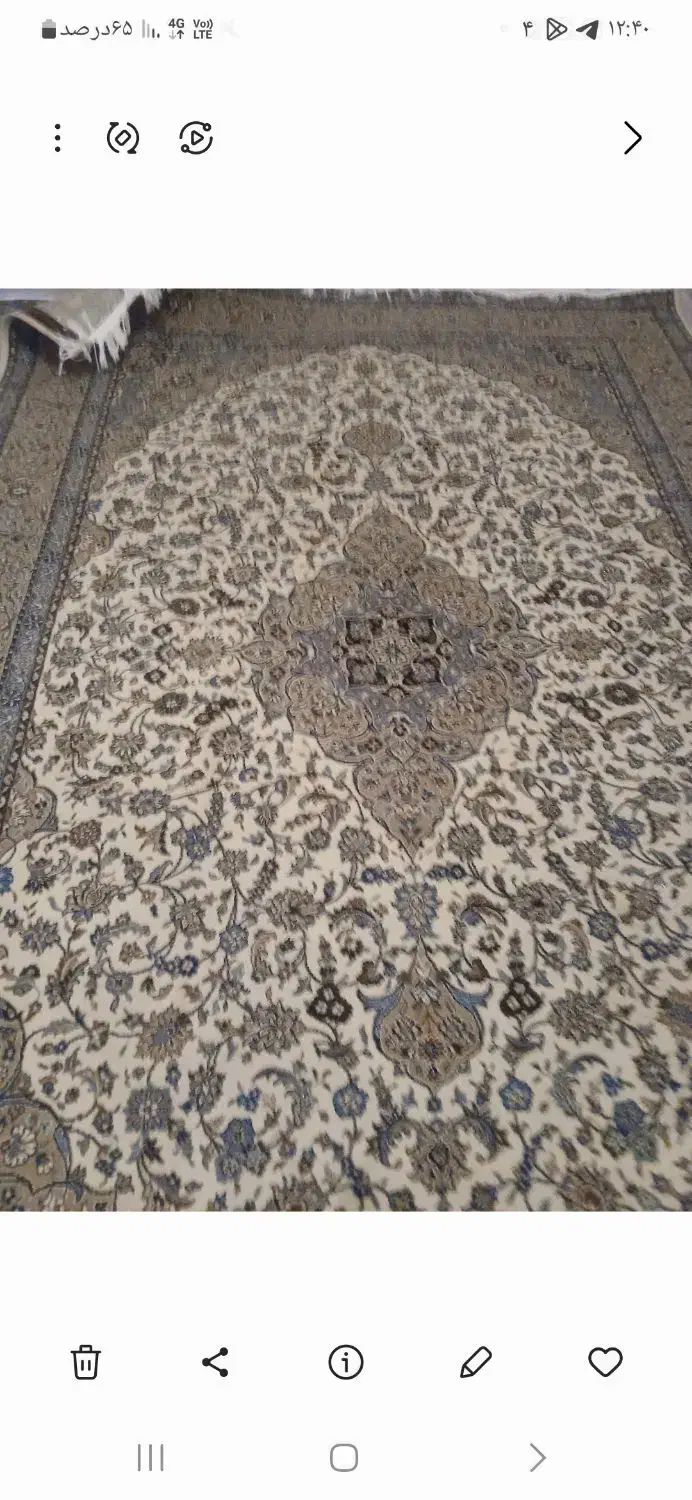 جفت فرش ۶ متری ماشینی رنگ گردویی|فرش|هشتگرد, فاز ۱ مهستان|دیوار