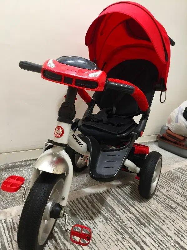 سه چرخه کلاسکه ای فلامینگو|کالسکه و لوازم جانبی|جم, |دیوار