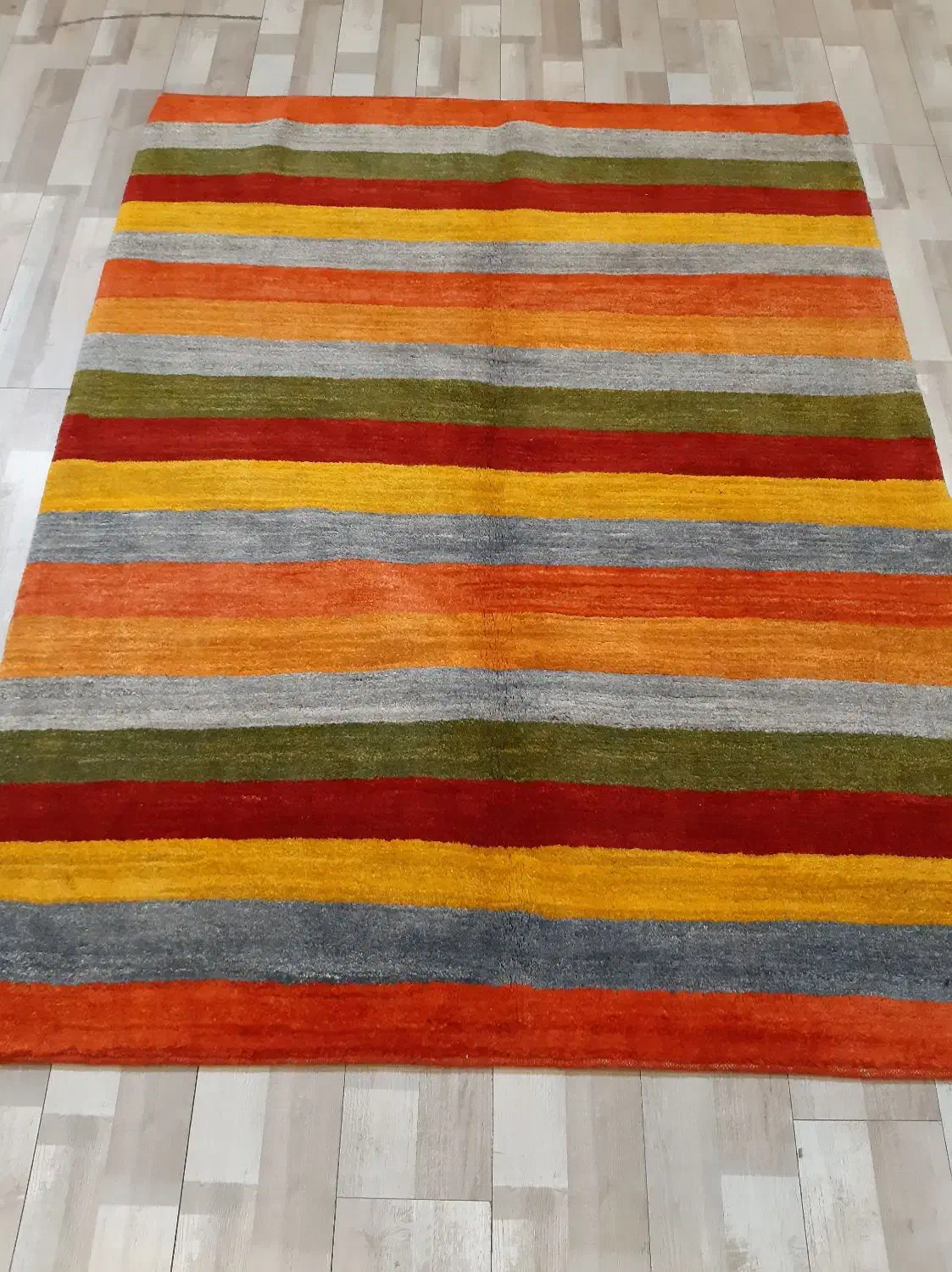 قالیچه سه متری دو پود قشقایی شیراز رنگ طبیعی|گلیم، جاجیم، گبه|تهران, حر|دیوار