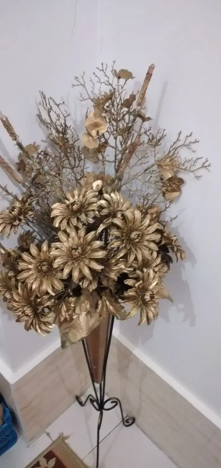 گل با گلدان|گل مصنوعی|اردبیل, |دیوار