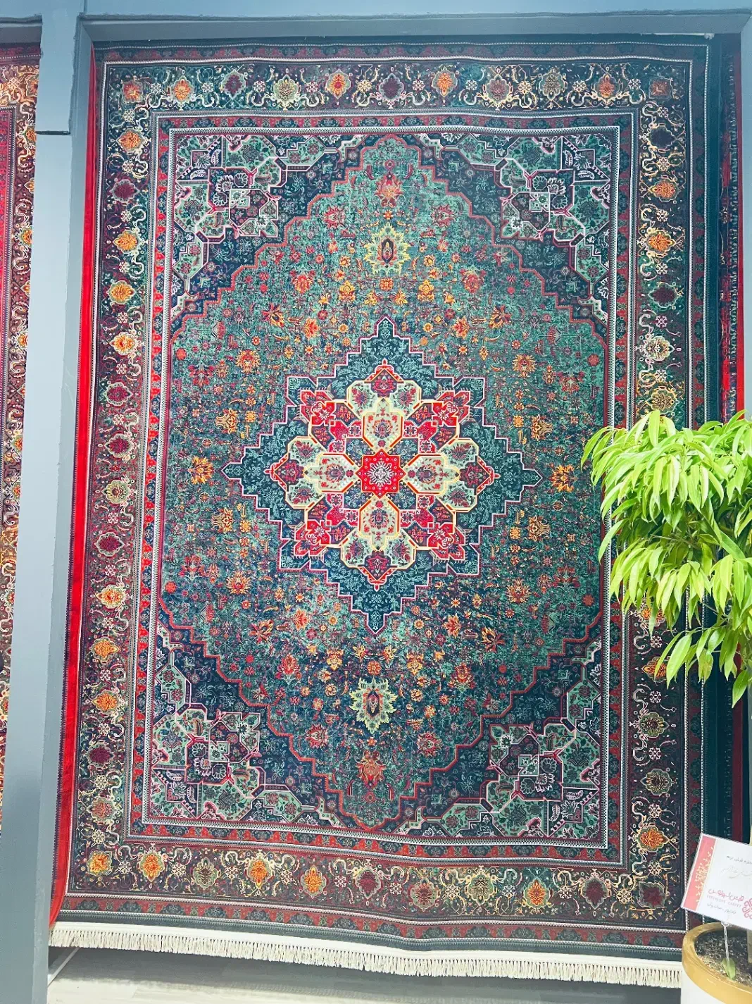 فرش قیطوس کاشان ۱۰۰۰ شانه و ۱۲۰۰ شانه نخ اکرولیک|فرش|شیراز, شهرک سراج|دیوار