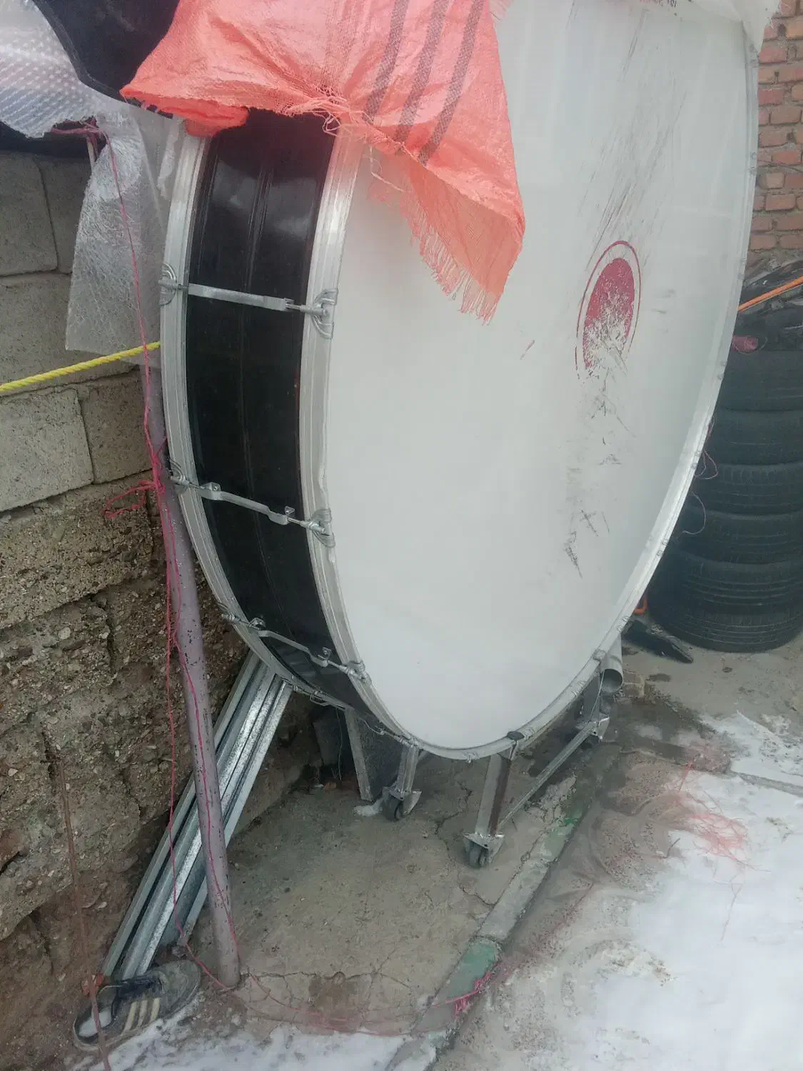 طبل دومتری فلزی|درام و پرکاشن|میاندوآب, |دیوار