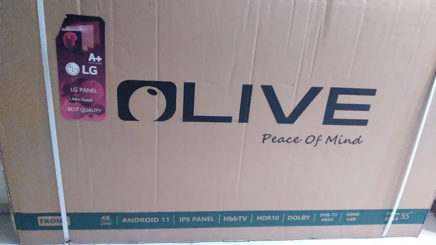 تلویزیون الیو۵۵اینچ اندروید۱۱مدل۸۵۴۴|تلویزیون و پروژکتور|رشت, فلسطین|دیوار