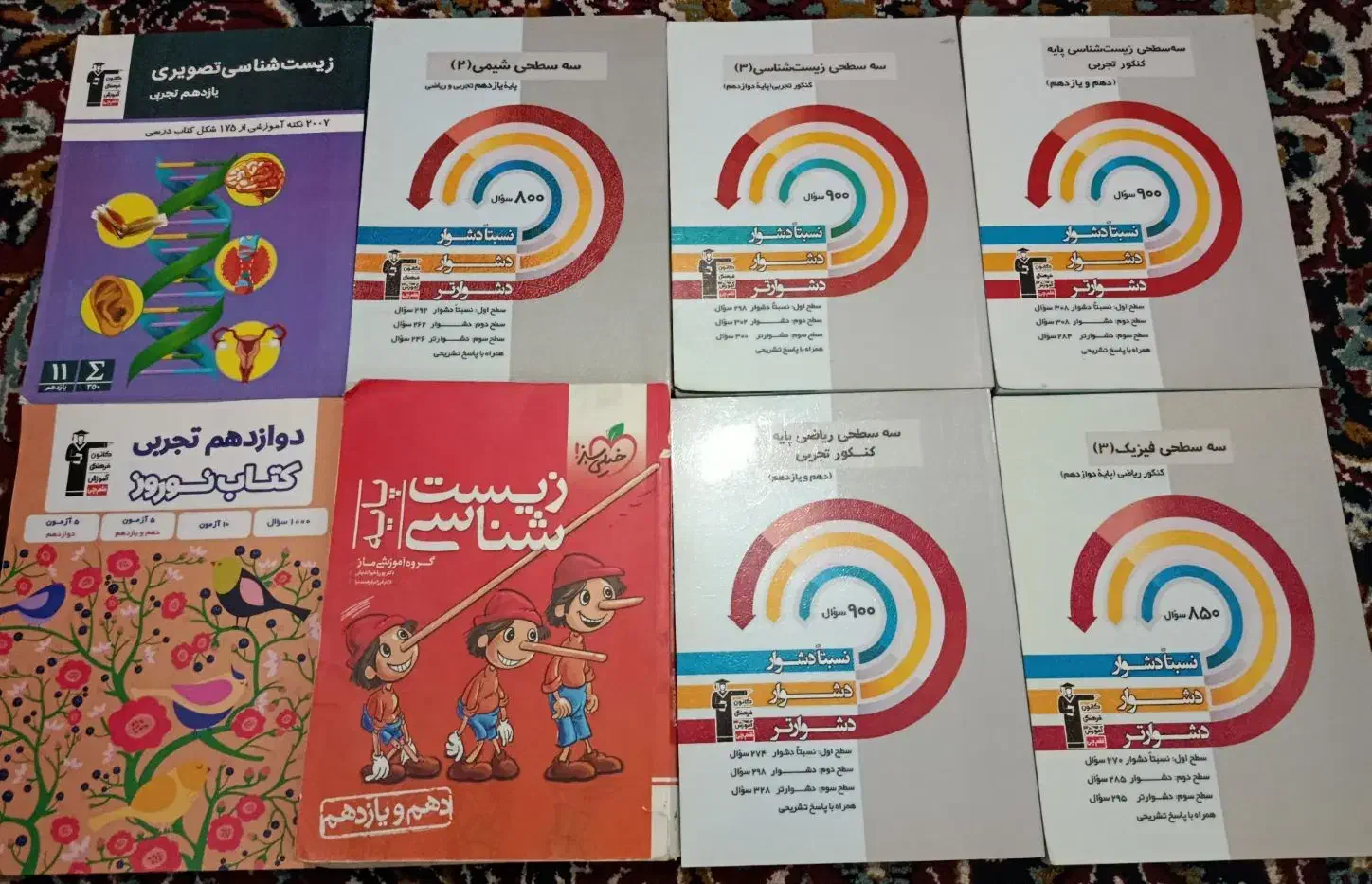 کتاب های کنکوری|کتاب و مجله آموزشی|قم, آزادگان|دیوار