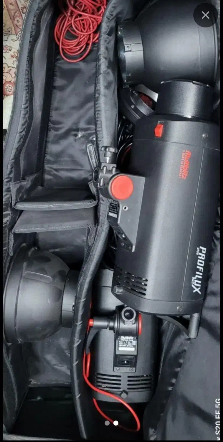 فلاش آتلیه مولتی بیلتز آلمانی ۳ شاخه|دوربین عکاسی و فیلم‌برداری|تهران, جمهوری|دیوار