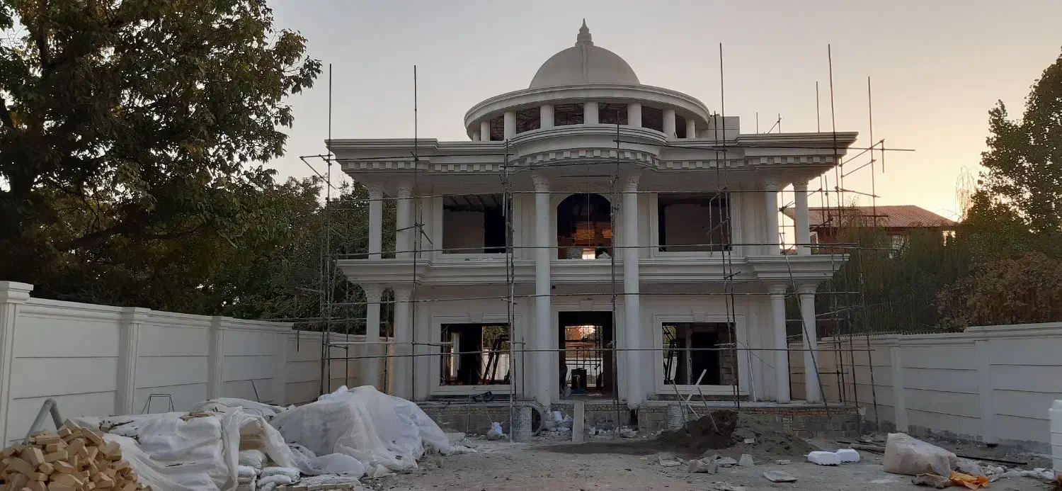 پیمانکاری سیمانکاری .نمای رومی شسته|خدمات پیشه و مهارت|کرج, چمران|دیوار