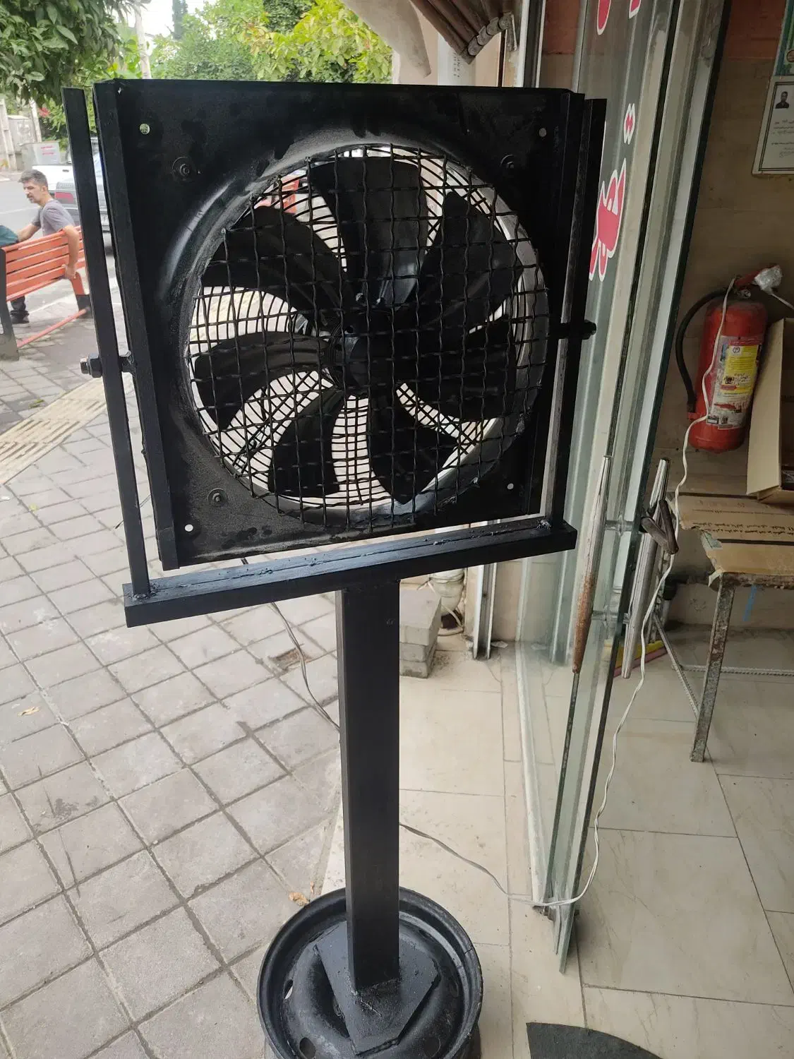 هواکش صنعتی پایه دار|پنکه و تصفیه‌کنندهٔ هوا|نوشهر, |دیوار