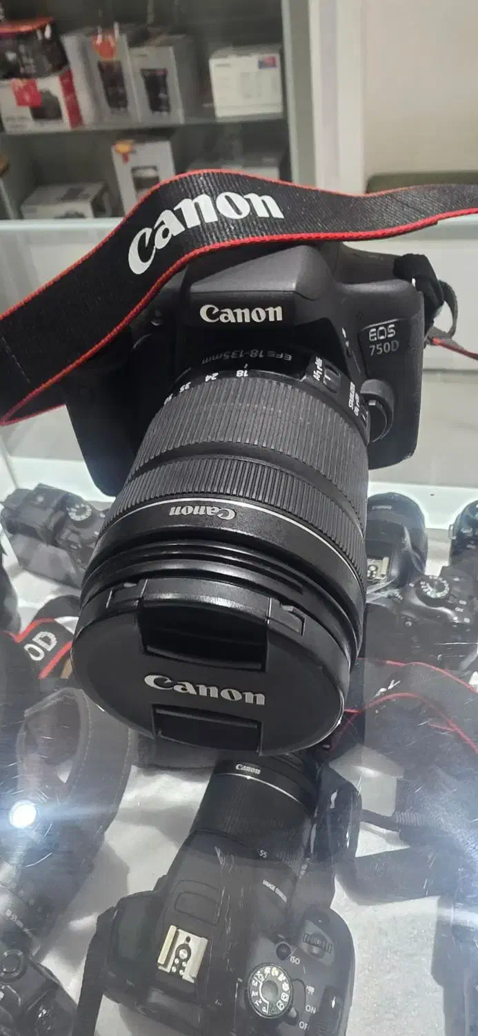 دوربین کنون 750D با لنز 18 135|دوربین عکاسی و فیلمبرداری|یزد, |دیوار