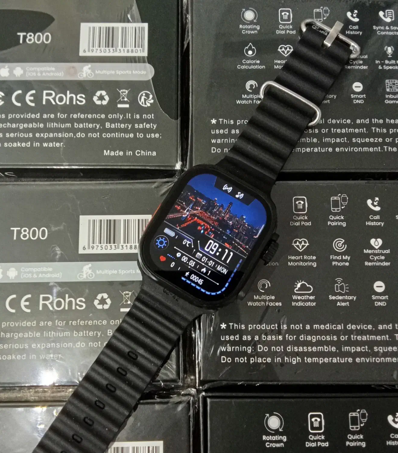 ساعت هوشمند  Ultra3 سفارش آلمان+ بند استیل فلزی|ساعت|کرج, کیانمهر|دیوار