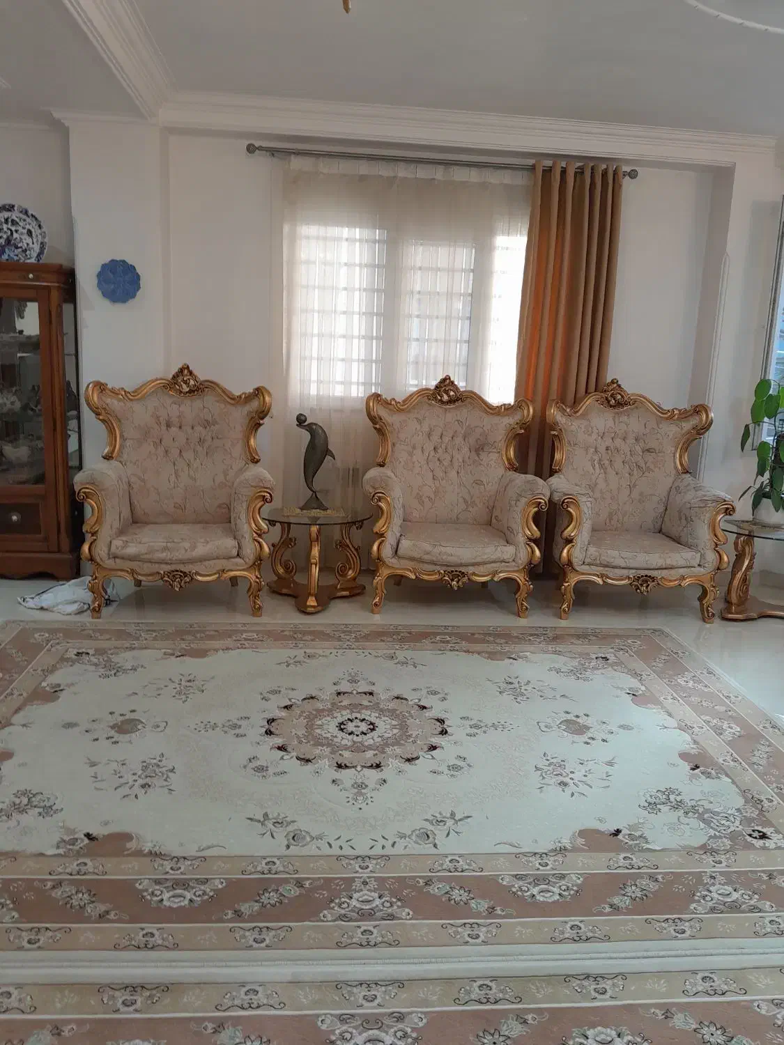 مبل سلطنتی ۷ نفره|مبلمان خانگی و میز عسلی|ساری, |دیوار