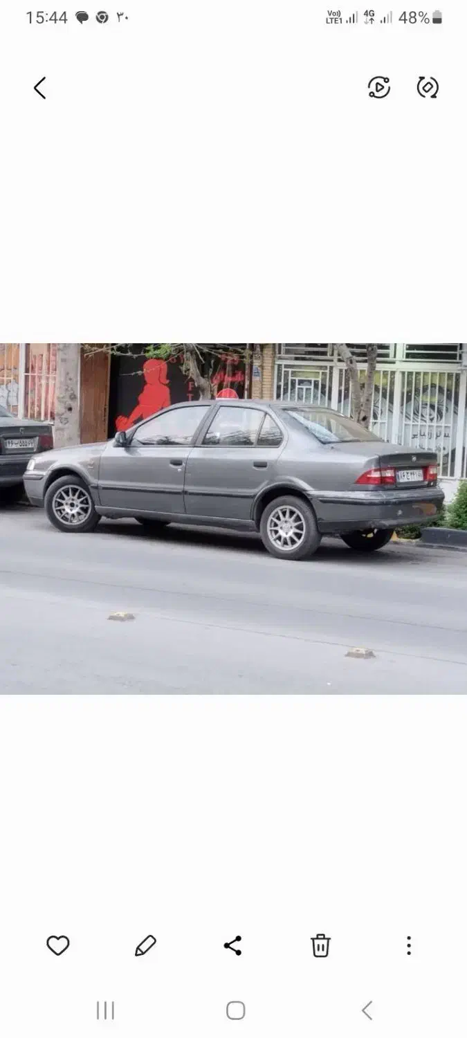 سمند ال ایکس مدل 84 خاکستری|خودرو سواری و وانت|اصفهان, باتون|دیوار