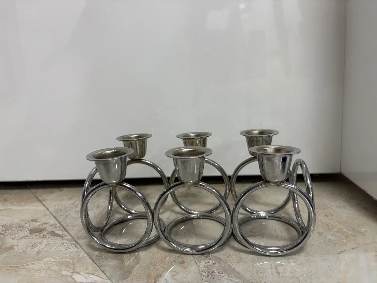 شمعدان استیل|صنایع دستی و سایر لوازم تزئینی|شهریار, شهریار|دیوار