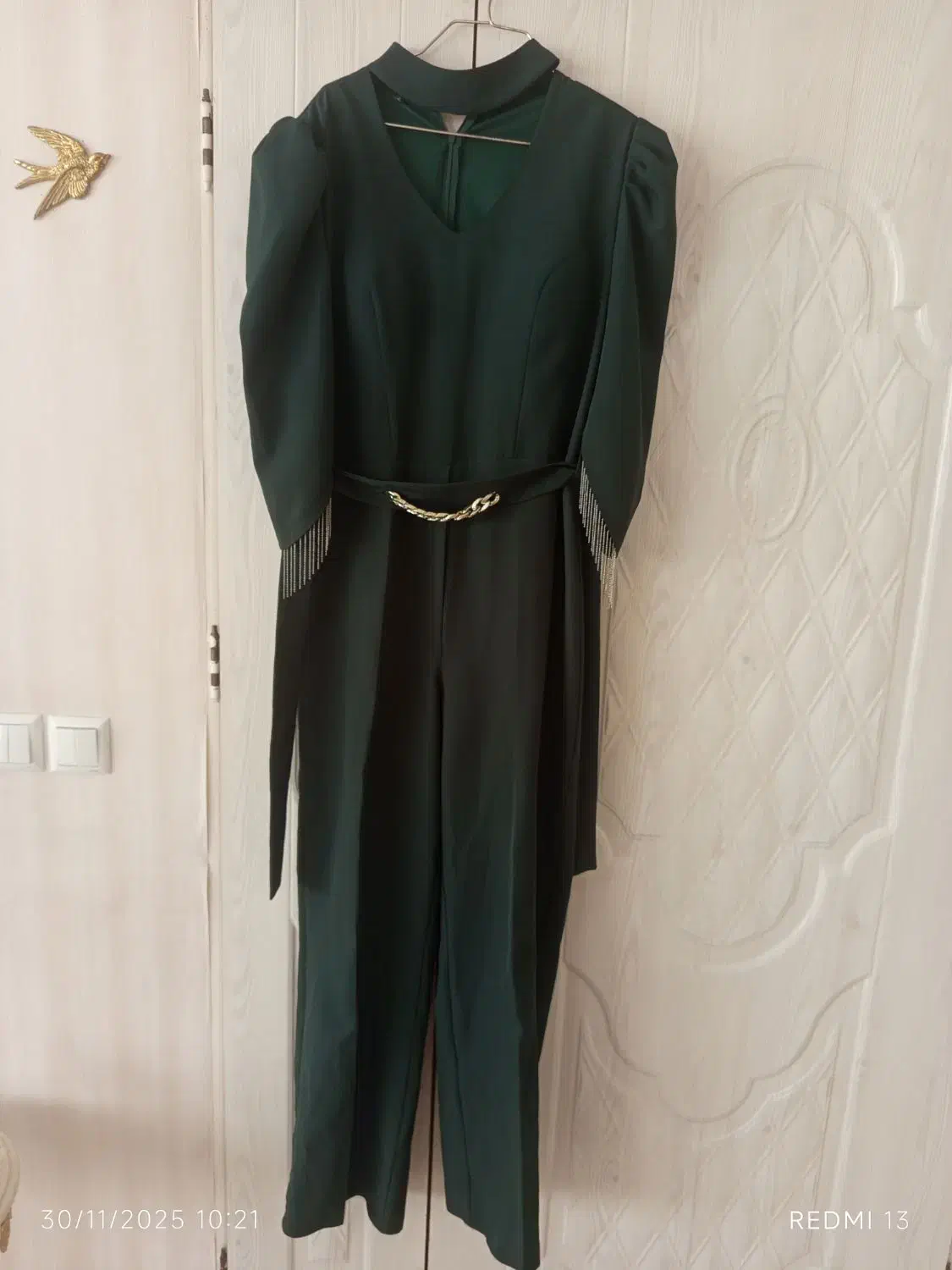 کفتان بلند مخمل کبریتی کمربند دار|لباس|نیشابور, هفده شهریور|دیوار