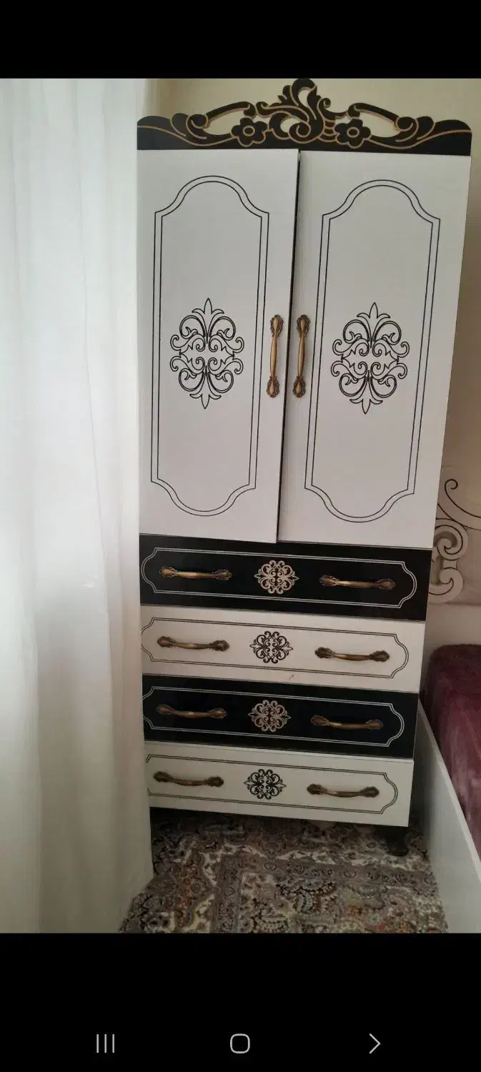 سرویس چوب درحدنو کاملا تمیز|تخت و سرویس خواب|کبودرآهنگ, |دیوار