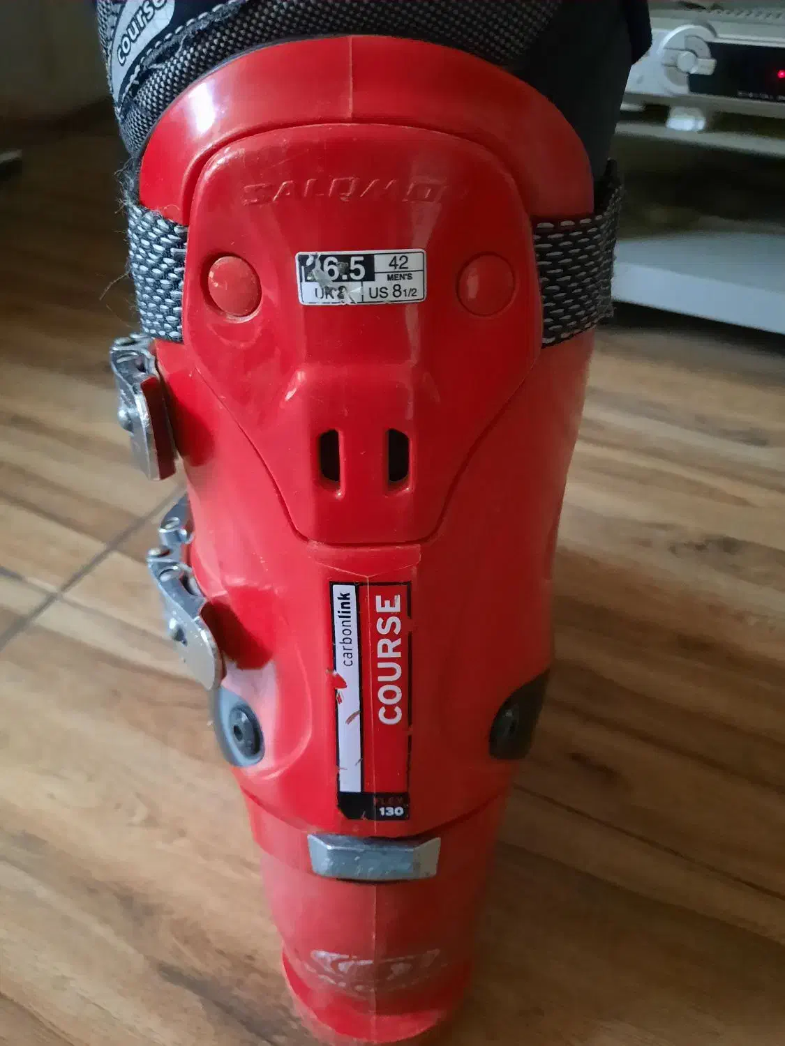 فروش یک لنگه کفش اسکی سالامون و فیکس اسکی|ورزشهای زمستانی|تهران, زعفرانیه|دیوار