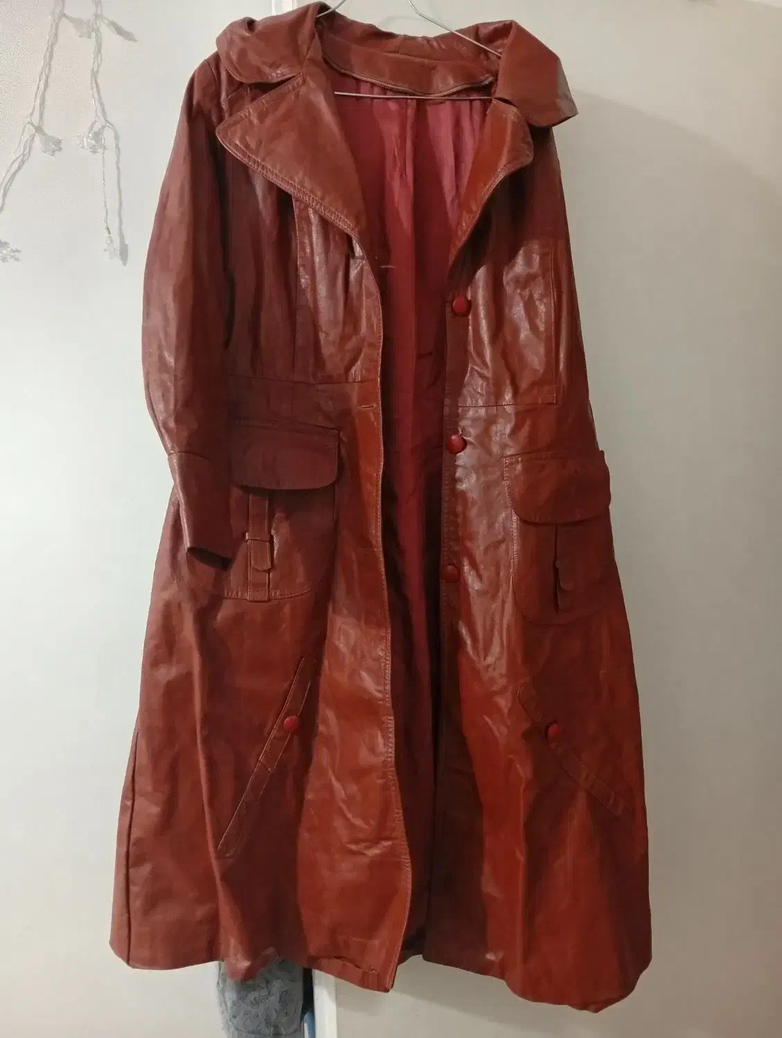 پالتوی زنانه چرم اصل|لباس|لواسان, |دیوار