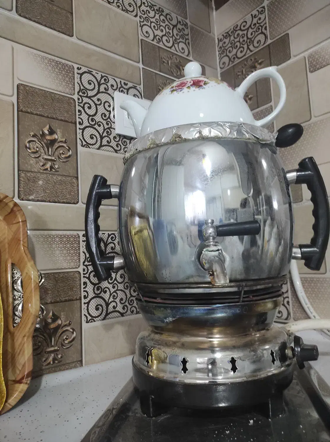 سماورگازی|سماور، چای‌ساز، قهوه‌ساز|دامغان, |دیوار