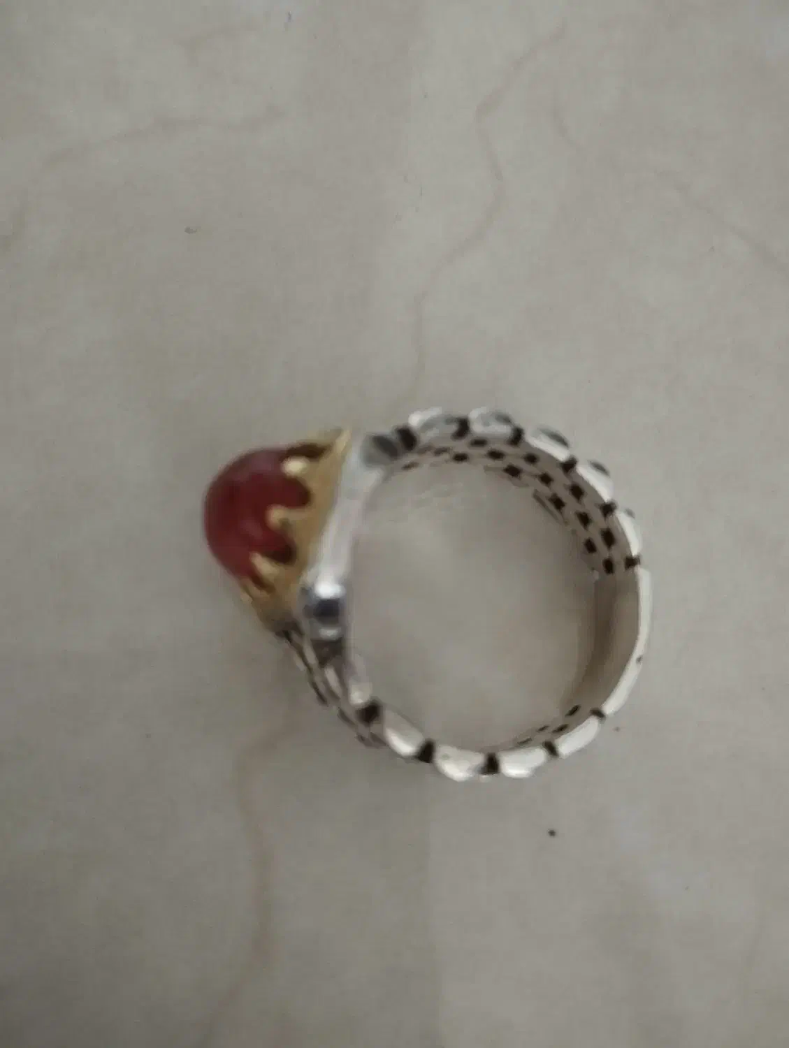 انگشتر نقره.با رکاب زیبا.مهریز|جواهرات|مهریز, |دیوار