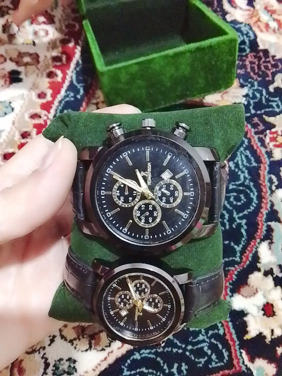 ساعت ست بند چرم|ساعت|قم, باجک سه|دیوار