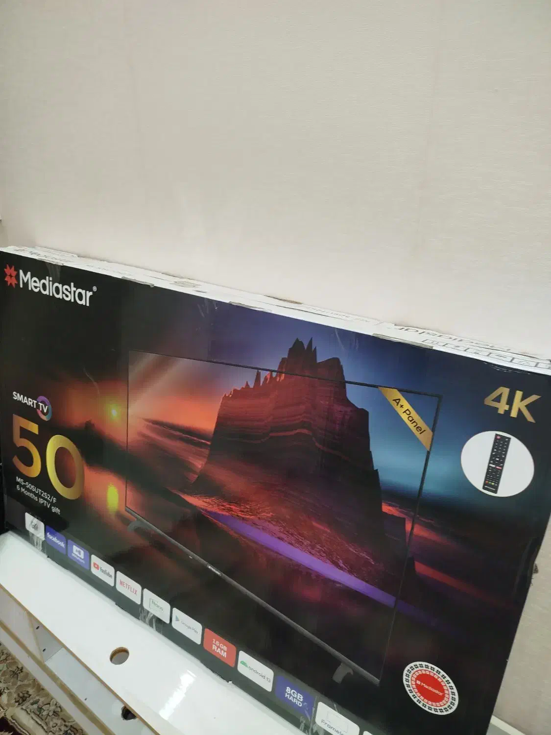 تلوزیون ۵۰اینچ مارک مدیا استار۴k|تلویزیون و پروژکتور|چمران, |دیوار