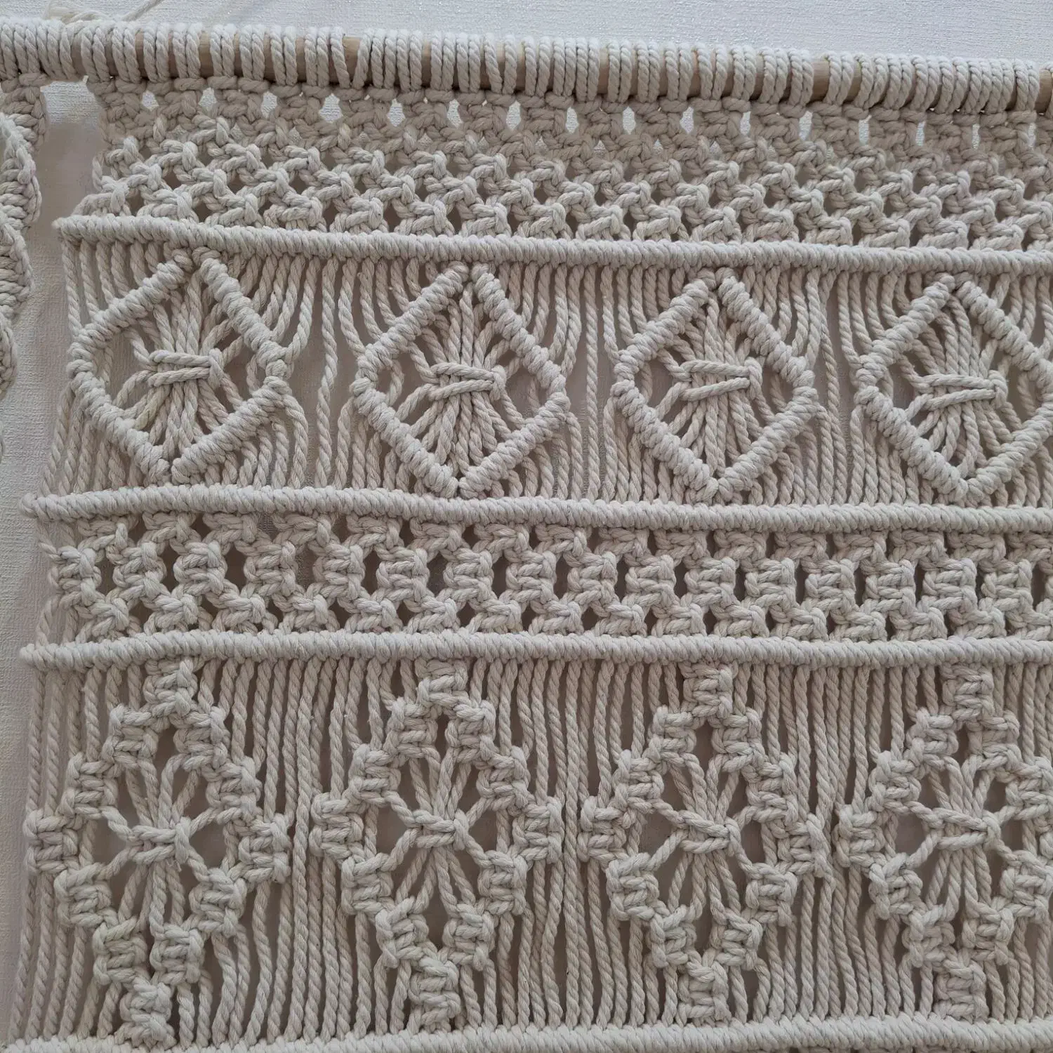 دیوارکوب شلف دار مکرومه|صنایع دستی و سایر لوازم تزئینی|بوکان, |دیوار