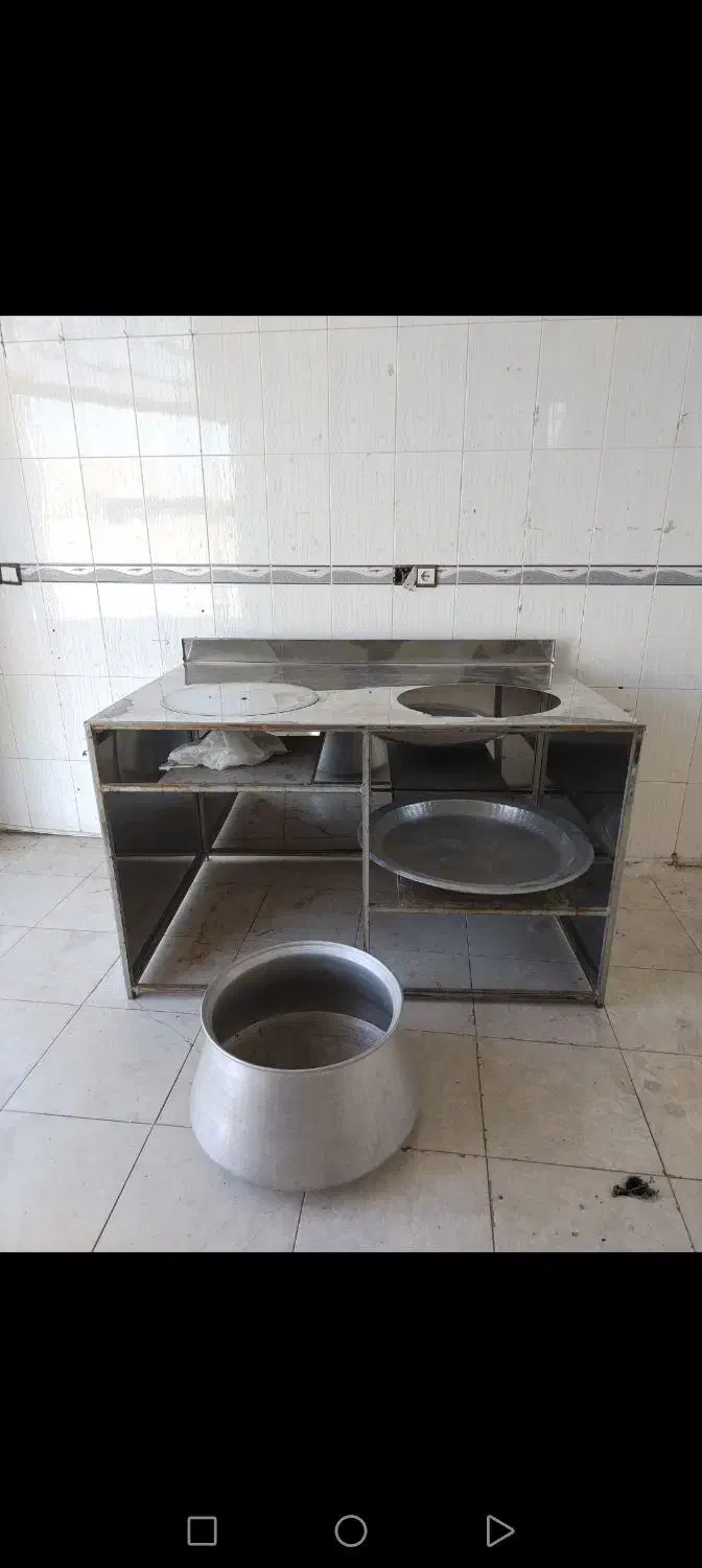 میز کله پزی استیل|کافیشاپ و رستوران|نیشابور, گنبد سبز|دیوار