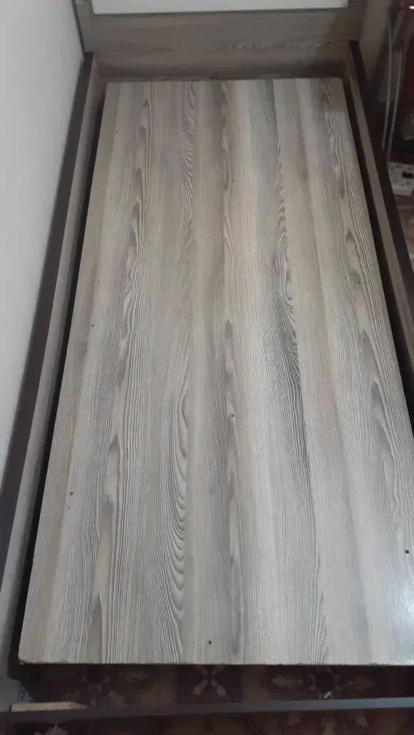 تخت تک نفره ام دی اف|تخت و سرویس خواب|رشت, رودباری|دیوار