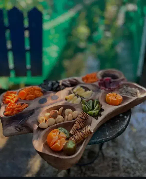 سینی های چوبی و مزه خوری|ظروف سرو و پذیرایی|خرمآباد (تنکابن), |دیوار