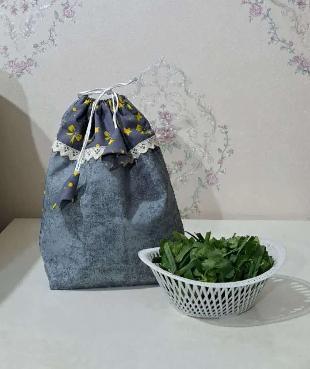 کیسه سبزی|سفره، حوله، دستمال آشپزخانه|شاهرود, |دیوار