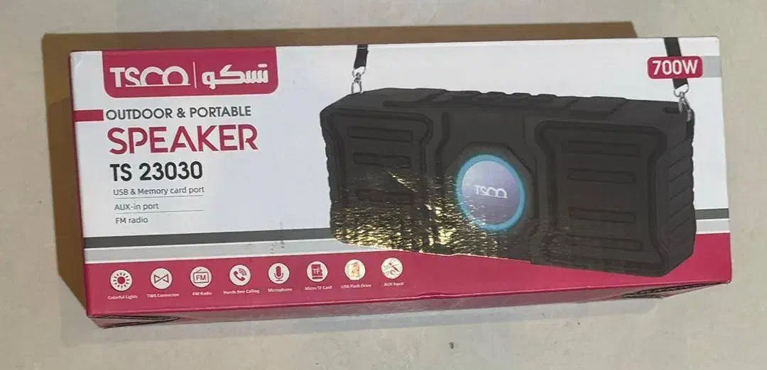 اسپیکر بلوتوثی قابل حمل تسکو مدل TS23030 TSCO|پخشکننده همراه|تهران, تجریش|دیوار