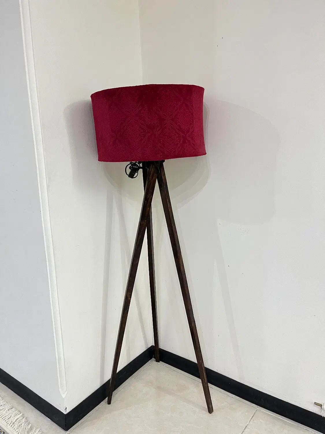 آباژور چوبی|چراغ خواب و آباژور|کرج, باغستان|دیوار