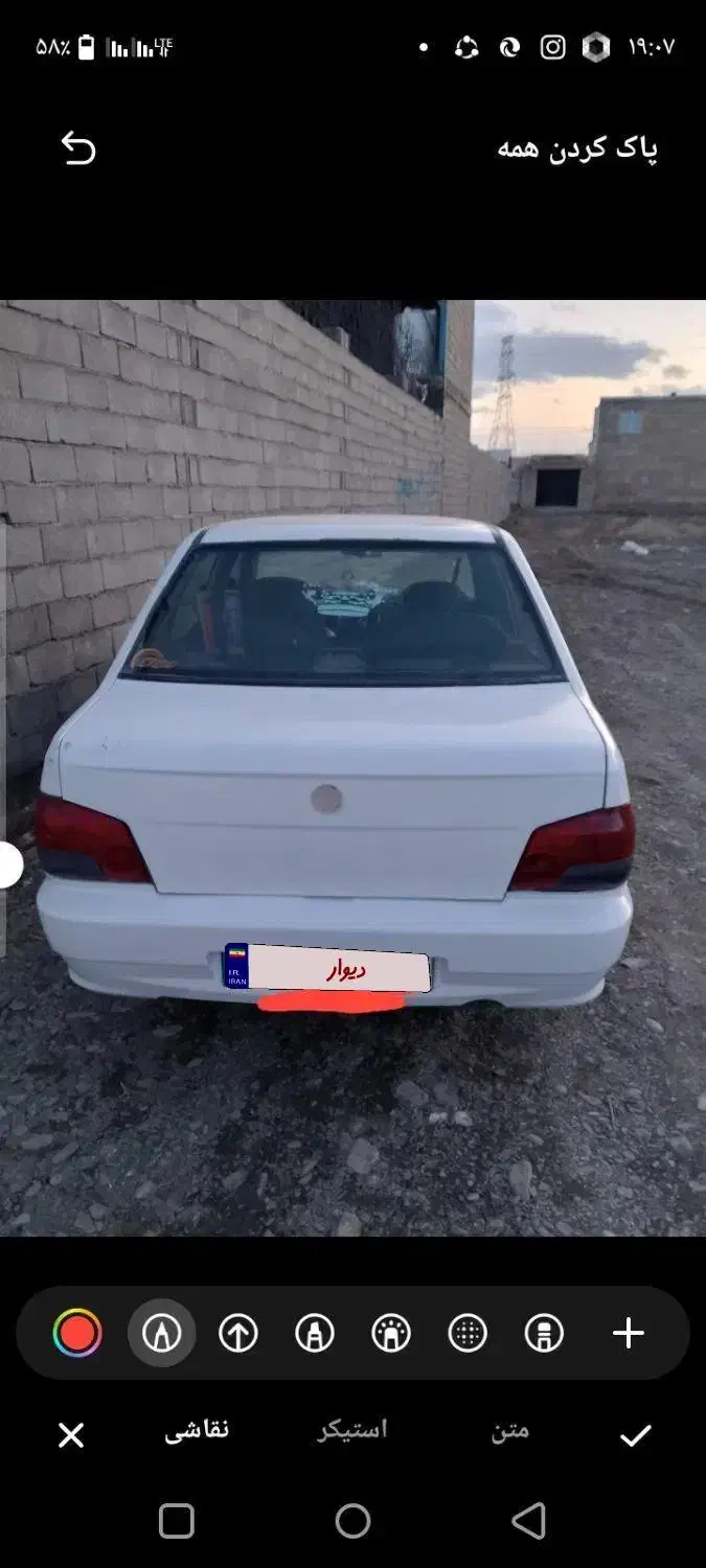 ماشین پراید۱۳۲مدل ۹۰|خودرو سواری و وانت|مشهد, کشف|دیوار