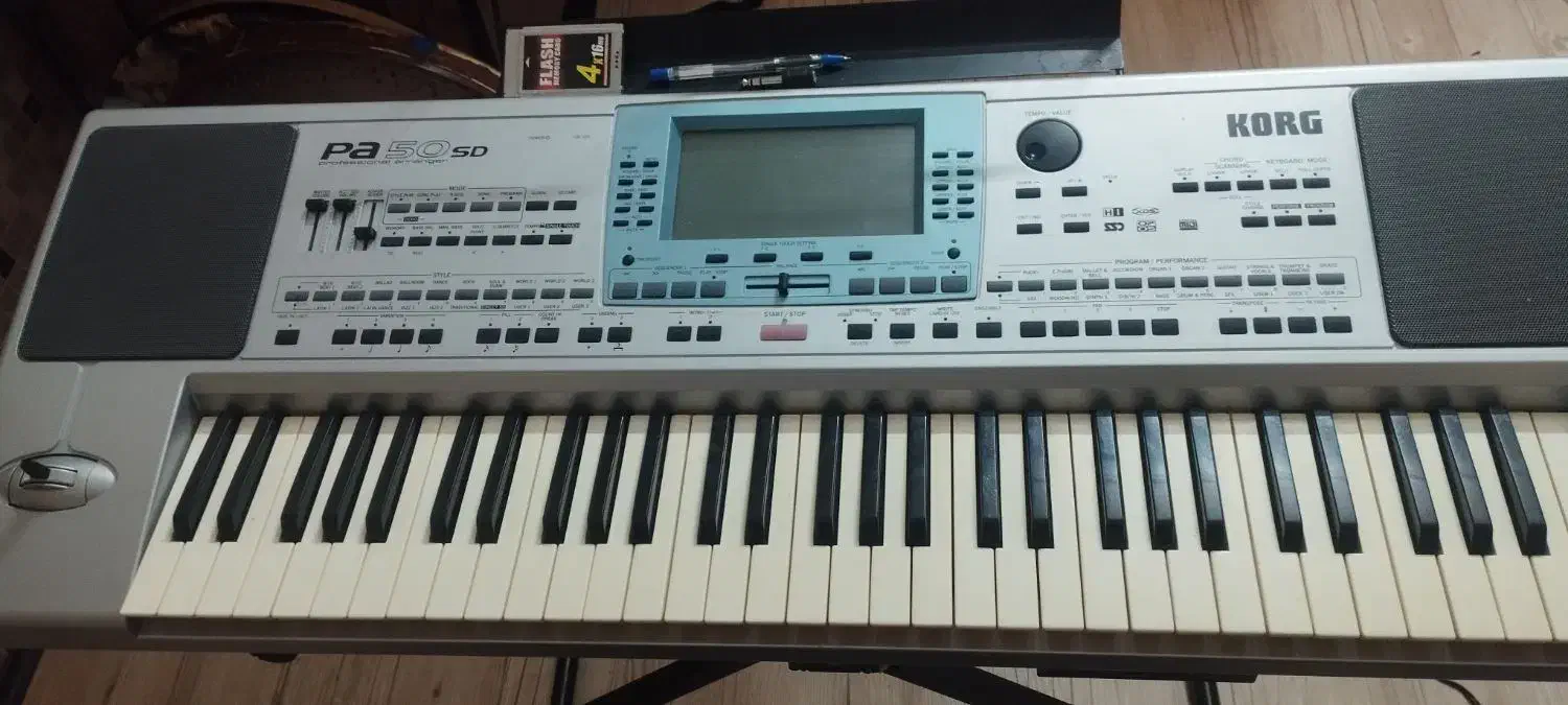 کیبورد pa50sd|پیانو، کیبورد، آکاردئون|فسا, |دیوار