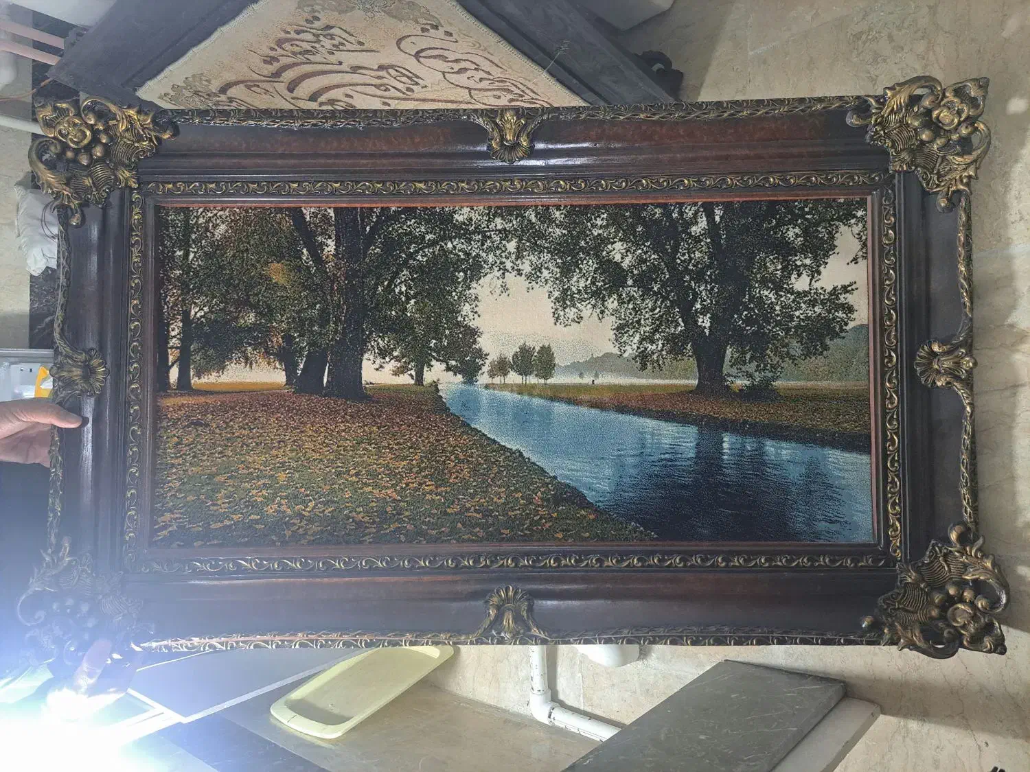 تابلو فرش ماشینی ۲عدد|تابلو فرش|ری, دولت‌آباد|دیوار