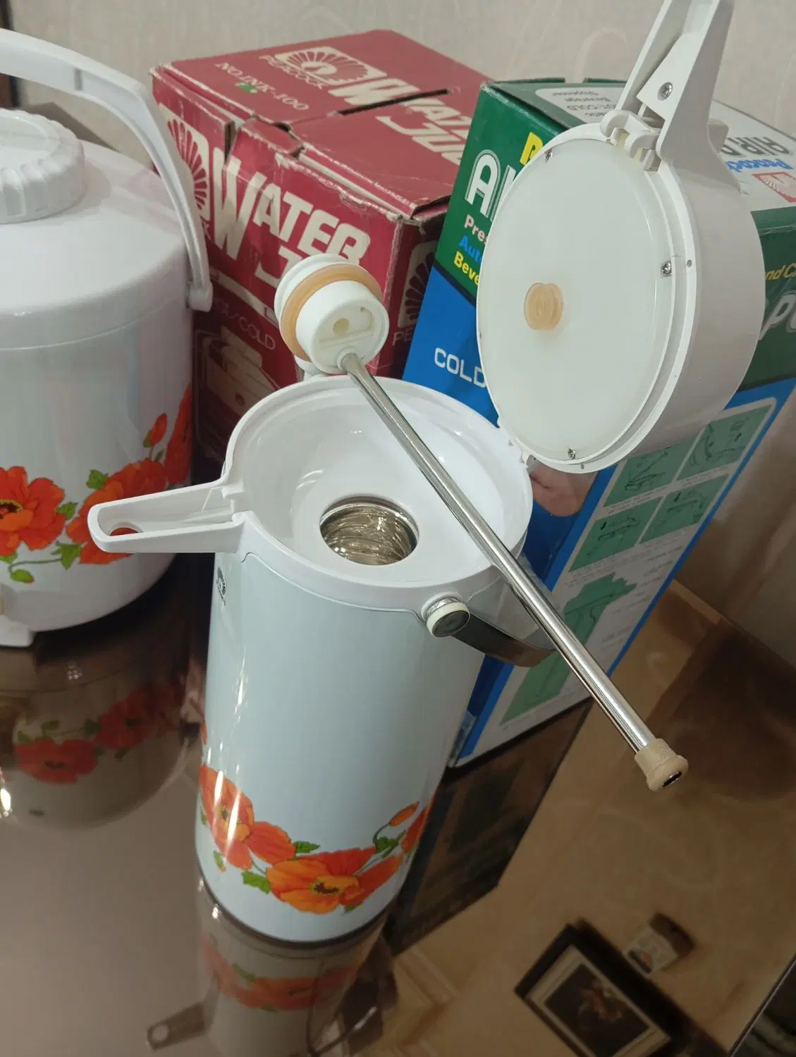 فلاکس چای و کلمن اب پیکوک اصل ژاپن آکبند|ظروف نگهدارنده، پلاستیکی، یکبارمصرف|تهران, سازمان برنامه جنوبی|دیوار