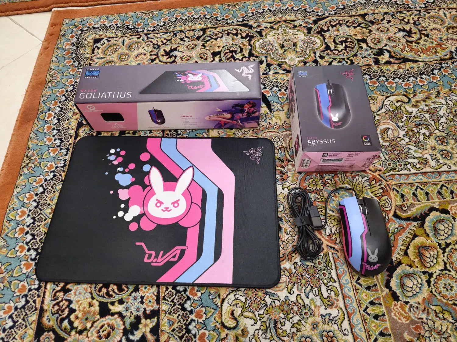 ست موس و موس پد رسمی ریزر و بلیزارد|قطعات و لوازم جانبی رایانه|تهران, فدک|دیوار