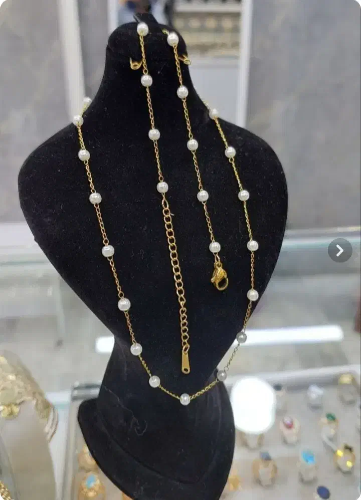 ساخت انواع گردنبند .نیم ست|جواهرات|قم, حنیف نژاد|دیوار