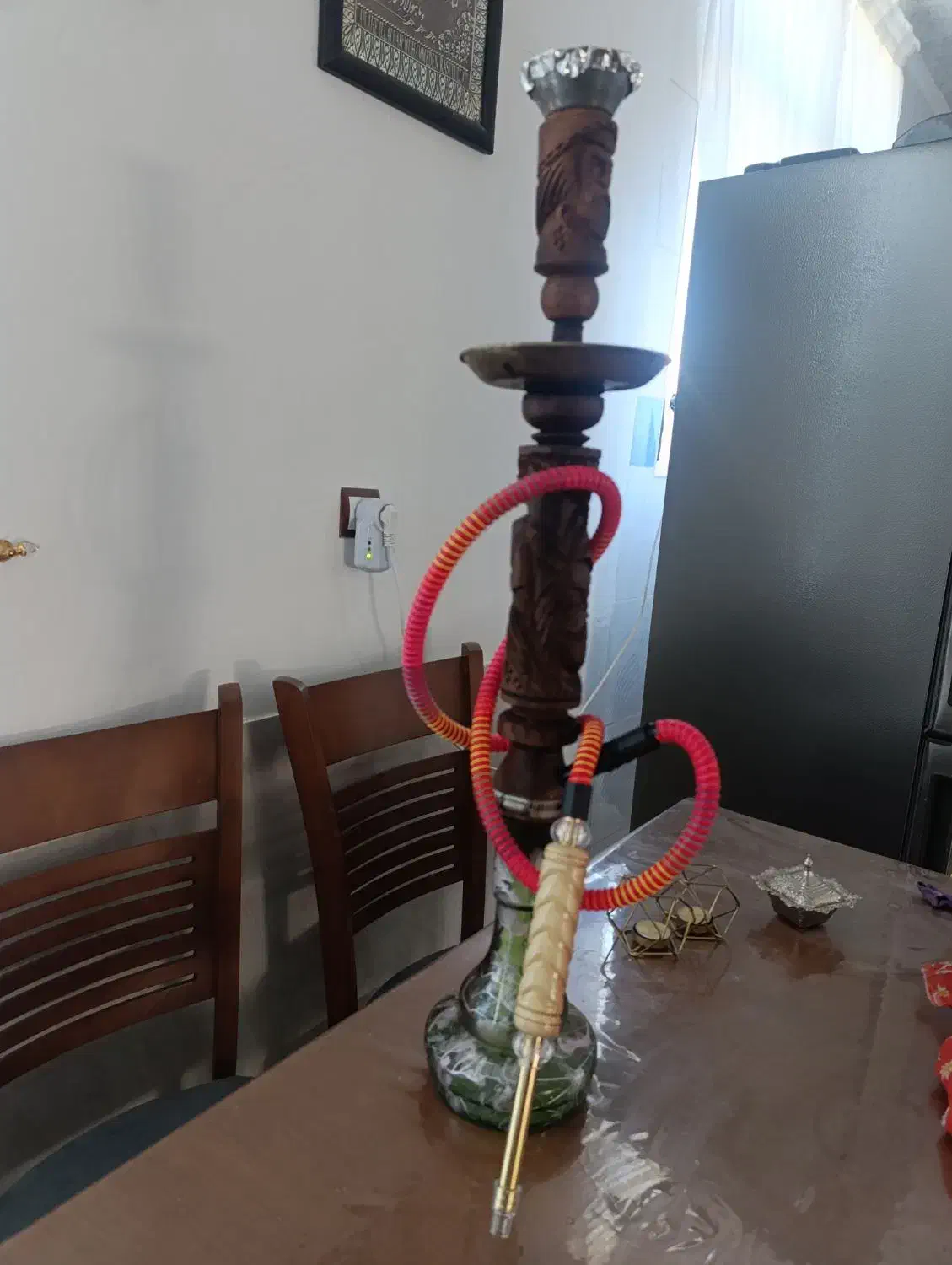 قلیان سرخه|صنایع دستی و سایر لوازم تزئینی|کردکوی, |دیوار