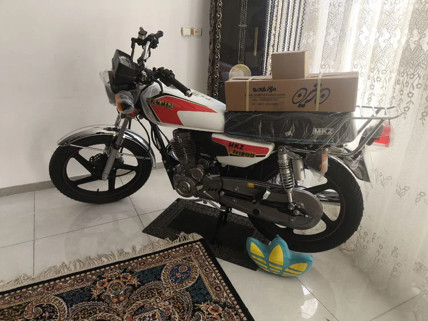 موتور سیکلت متین ۲۰۰ صفر خشک|موتورسیکلت|خرم‌آباد, |دیوار
